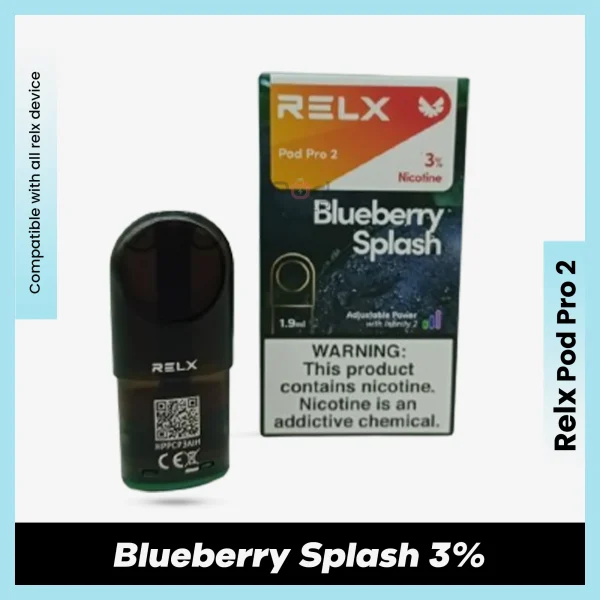 Relx Pod Pro 2 Blueberry Splash 3% for podseller