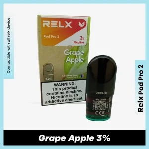 Relx Pod Pro 2 Grape Apple 3% for podseller