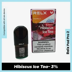 Relx Pod Pro 2 Hibiscus Ice Tea-3% for podseller