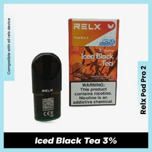 Relx Pod Pro 2 Iced Black Tea 3% for podseller