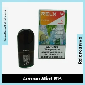 Relx Pod Pro 2 Lemon Mint 5% for podseller