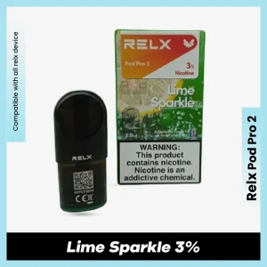 Relx Pod Pro 2 Lime Sparkle 3% for podseller