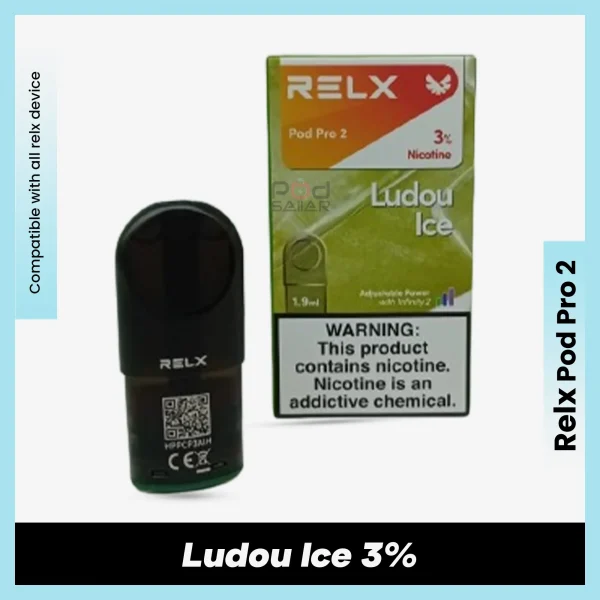 Relx Pod Pro 2 Ludou Ice 3% for podseller