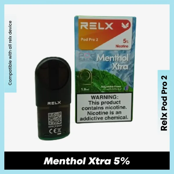 Relx Pod Pro 2 Menthol Xtra 5% for podseller
