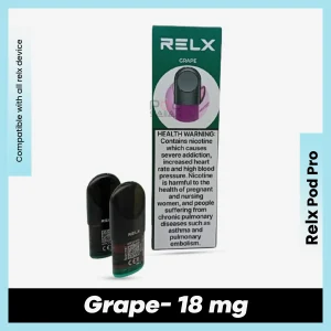 Relx Pod Pro Grape 18 mg for podseller