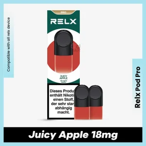 Relx Pod Pro Juicy Apple 18mg for podseller