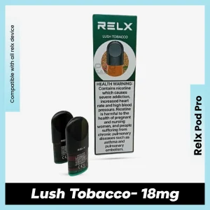 Relx Pod Pro Lush Tobacco 18mg for podseller