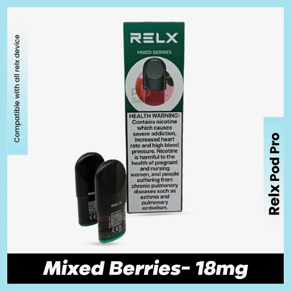 Relx Pod Pro Mixed Berries 18mg for podseller