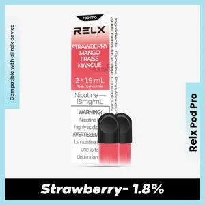 Relx Pod Pro Strawberry 1.8% for podseller
