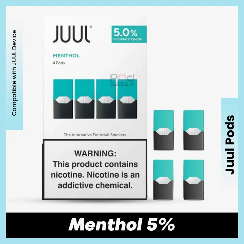 JUUL Menthol 5% for podseller