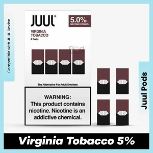 JUUL Virginia Tobacco 5% for podseller