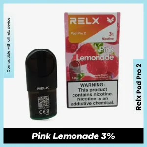 Relx Pod Pro 2 Pink Lemonade 3% for podseller