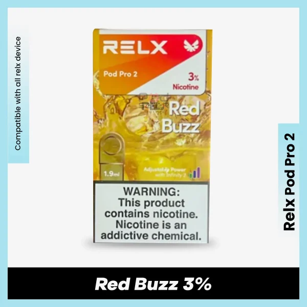 Relx Pod Pro 2 Red Buzz 3% for podseller