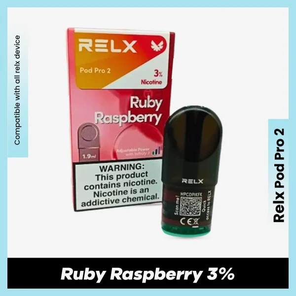 Relx Pod Pro 2 Ruby Raspberry 3% for podseller