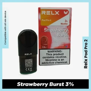 Relx Pod Pro 2 Strawberry Burst 3% for podseller