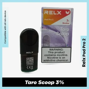 Relx Pod Pro 2 Taro Scoop 3% for podseller