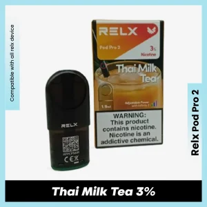 Relx Pod Pro 2 Thai Milk Tea 3% for podseller