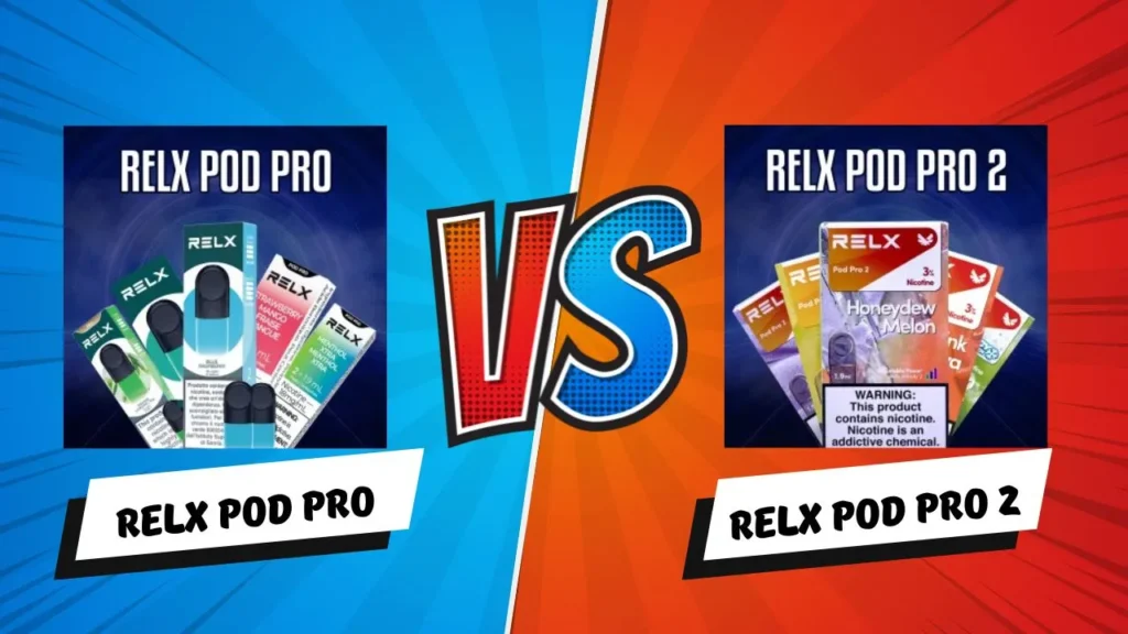 Relx pod pro vs relx pod pro 2 details in Dubai