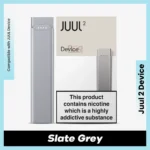 JUUL 2 device Slate Grey vape kit with magnetic USB charging dock for UAE customers.