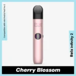 RELX Infinity 2 Cherry Blossom device with 3-level power LED indicator and ultra-fast charging port - 2026 Edition