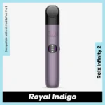 RELX Infinity 2 Royal Indigo vape device in UAE with premium metallic finish