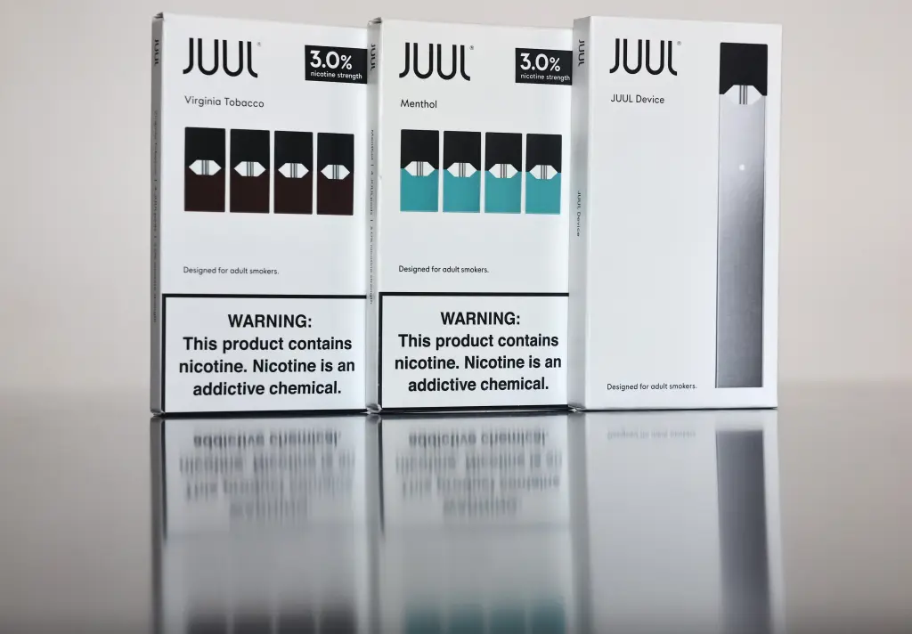 JUUL Menthol Pods 3% in pack