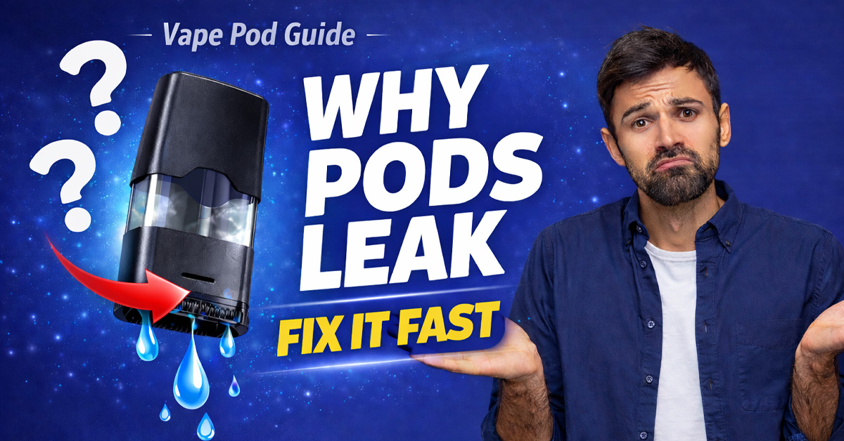 Why Vape Pods Leak & How to Fix It (Complete Guide for Vape Users)