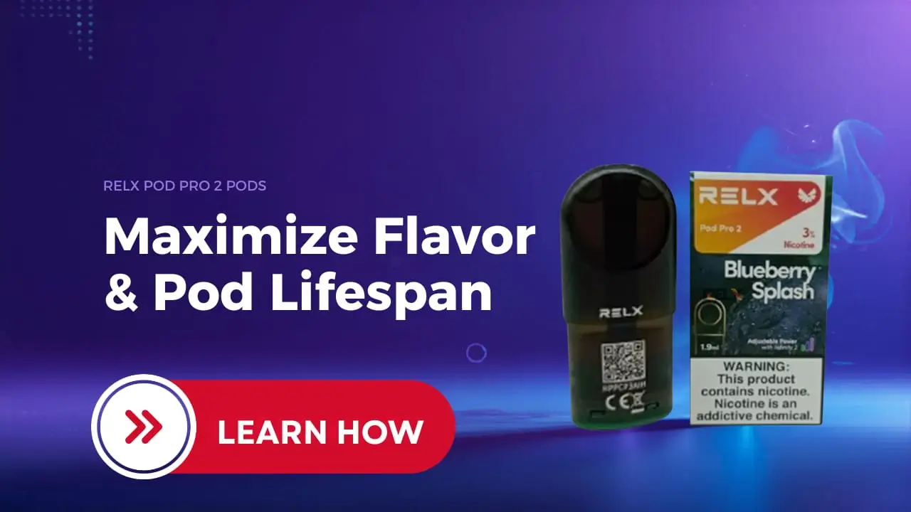 RELX Pod Pro 2 pods for smooth vapor, enhanced flavor, and long-lasting performance