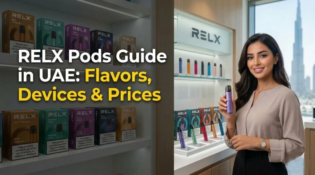 RELX Pods Guide in UAE Flavors, Devices & Prices
