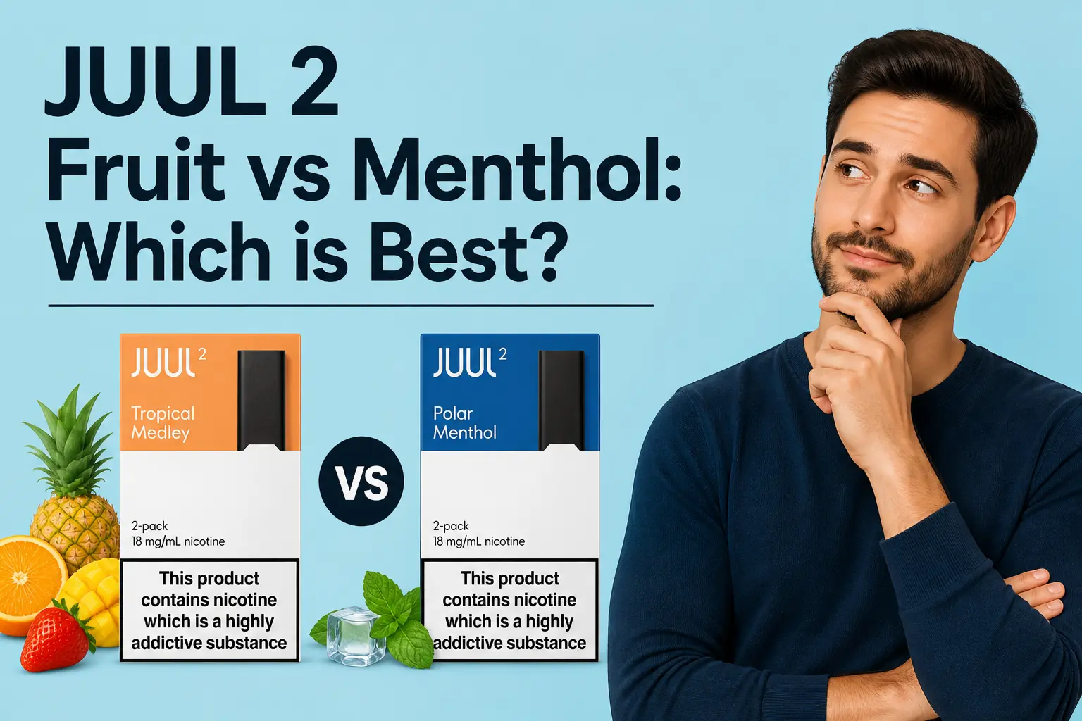 JUUL 2 Fruit vs Menthol Flavor Guide for UAE Vapers
