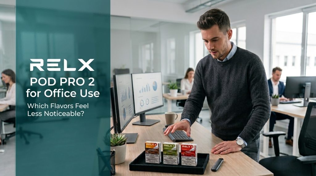 RELX Pod Pro 2 for Office Use: Which Flavors Feel Less Noticeable?