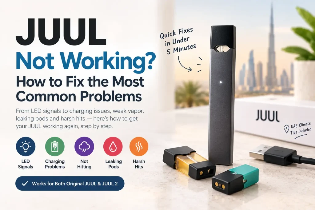 JUUL Not Working? How to Fix the Most Common Problems